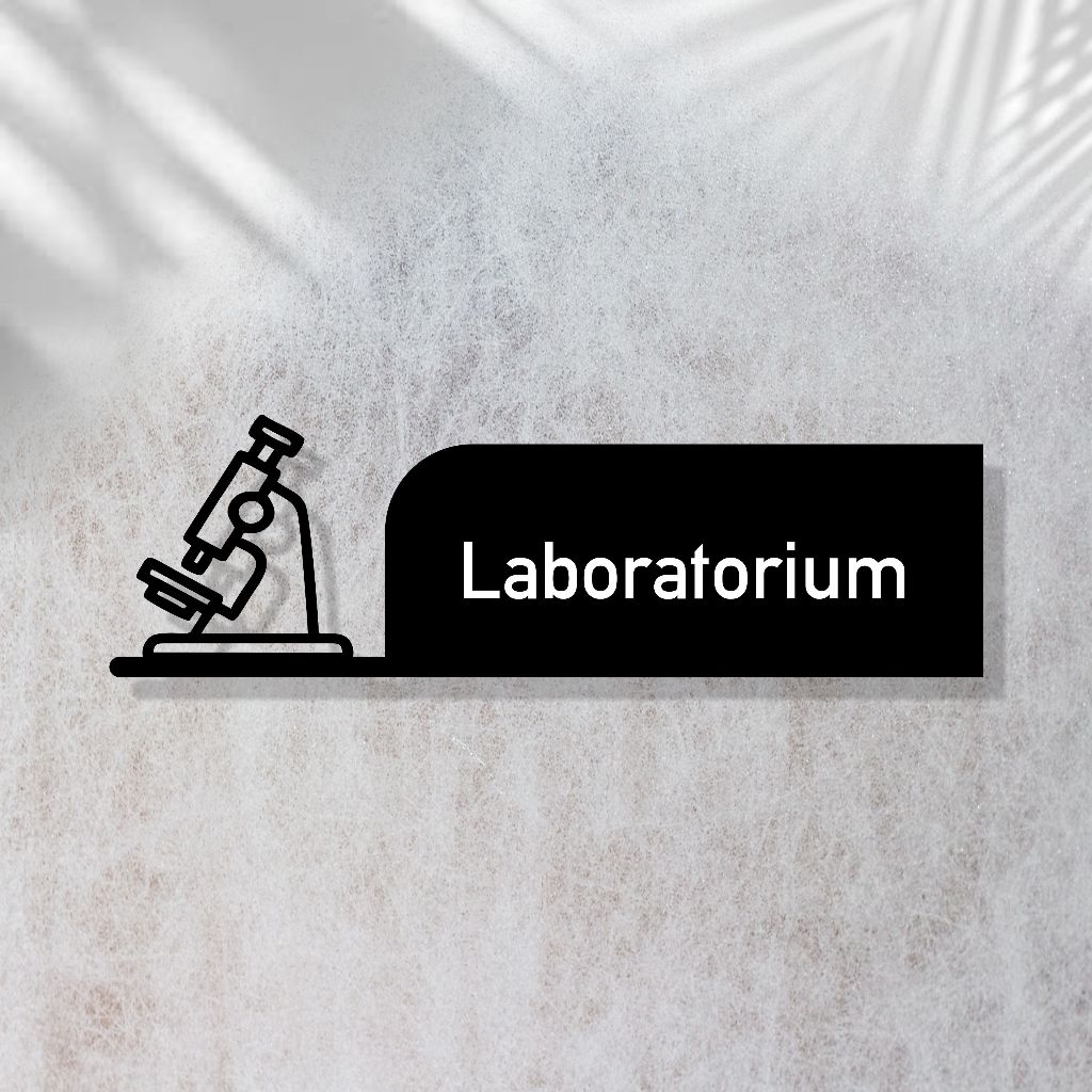 Jual Sign Akrilik Laboratorium Aesthetic | akrilik nama ruangan ...