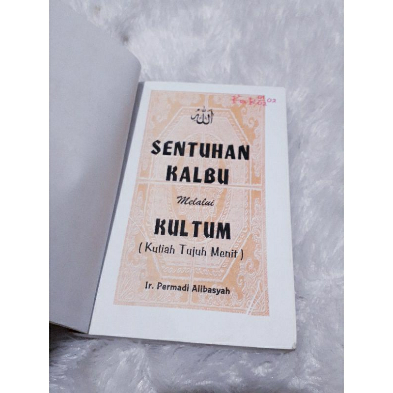 Jual Sentuhan Kalbu Melalui Kultum Buku Nonfiksi Motivasi Islami Penyaji Ir Permadi