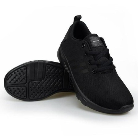 Jual SEPATU TOMKINS Scool Edition Kingstown One - Black Sepatu Sekolah