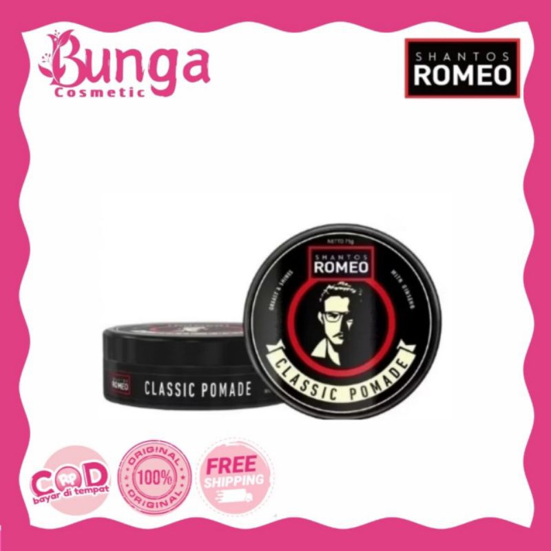 Jual Shantos Romeo Classic Pomade 40gr/75gr | Shopee Indonesia