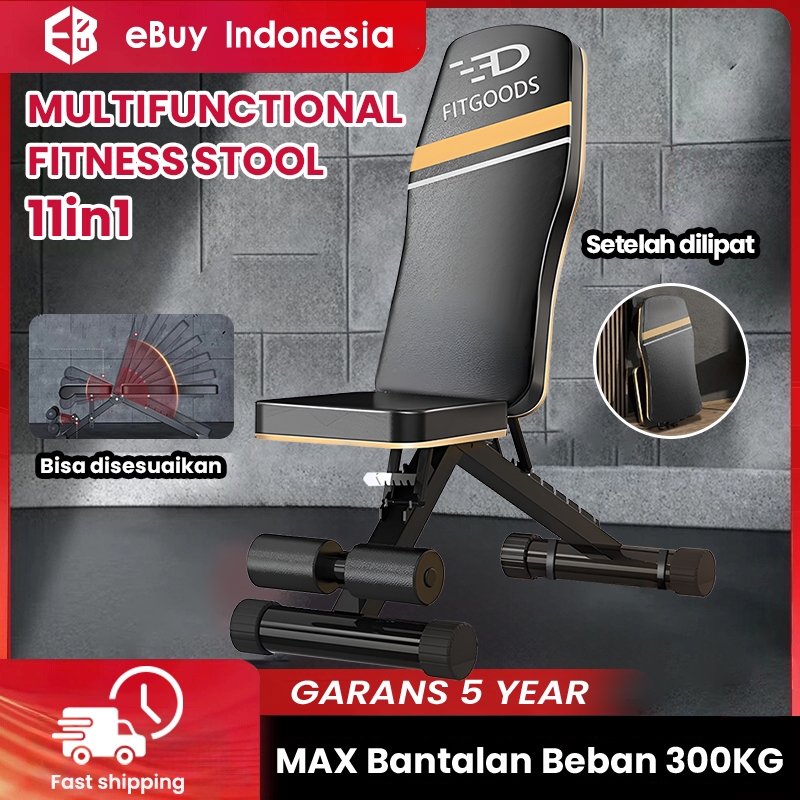Jual Dumbbell Sit Up Bench Fitness Model/Adjustable Folding