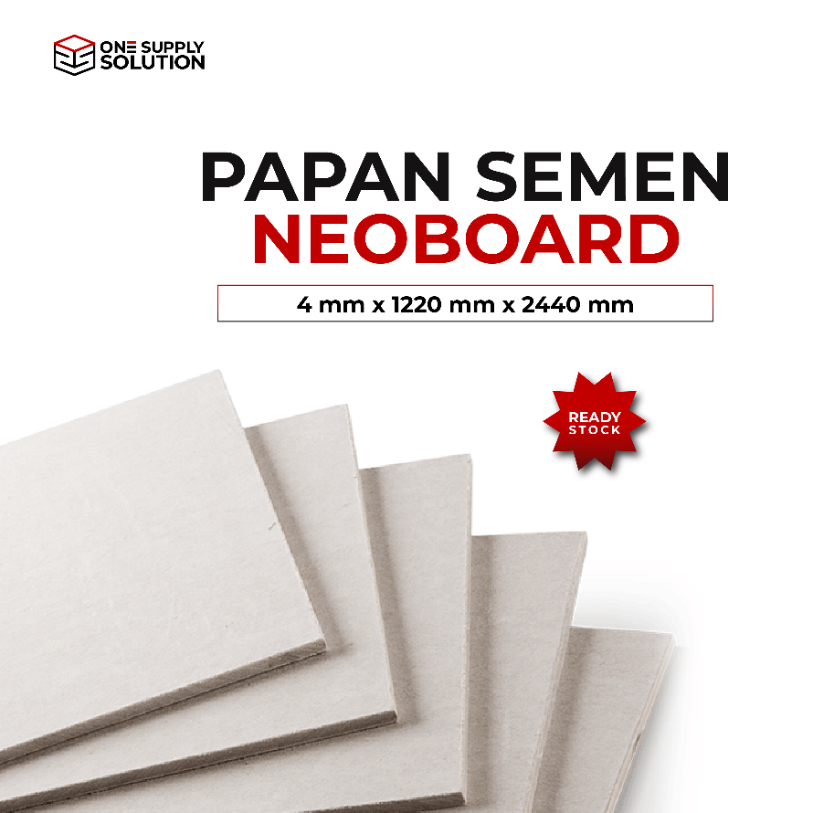 Jual Papan Semen 4 mm x 1220 mm x 2440 mm - Papan Semen Neoboard ...