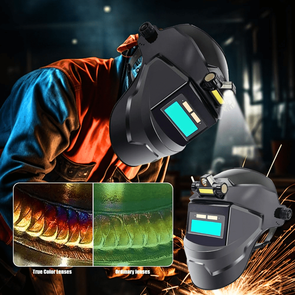 Jual PUSAT CLYNE Helm Las full face Otomatis gelap terang listrik Auto ...
