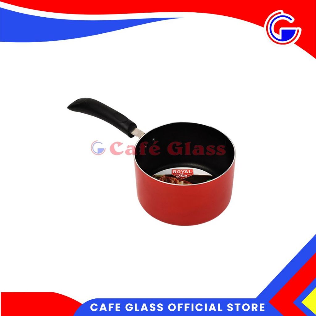 Sauce Pan Teflon + Handle 16Cm Royal Ami Non-Stick - Teflon Anti Lengket