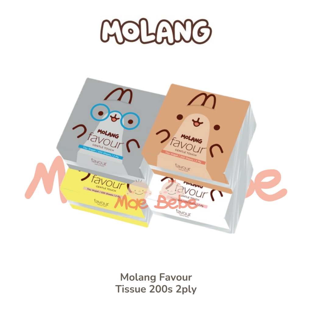 Jual Favour Molang Compact Interfold Tissue Tisu Wajah Serbaguna 200 ...