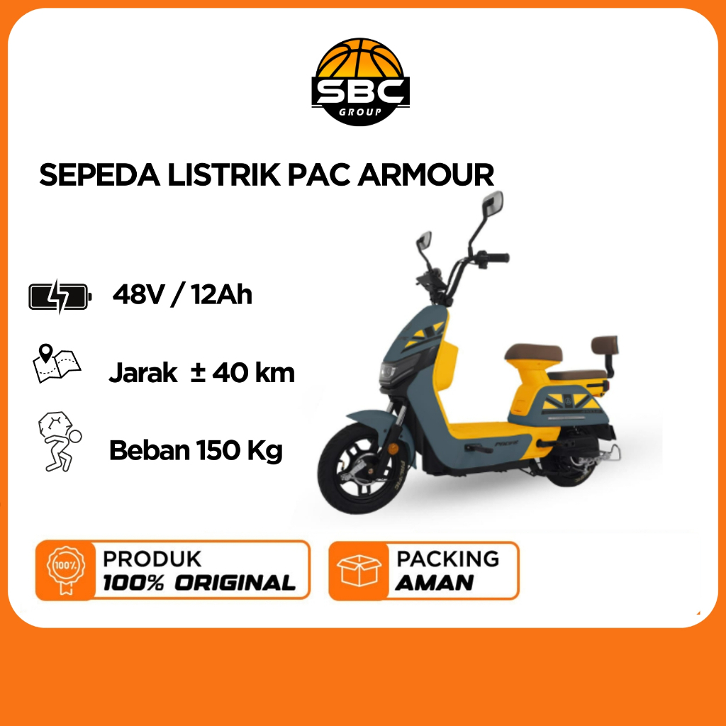 Jual SEPEDA LISTRIK PAC ARMOR | Shopee Indonesia