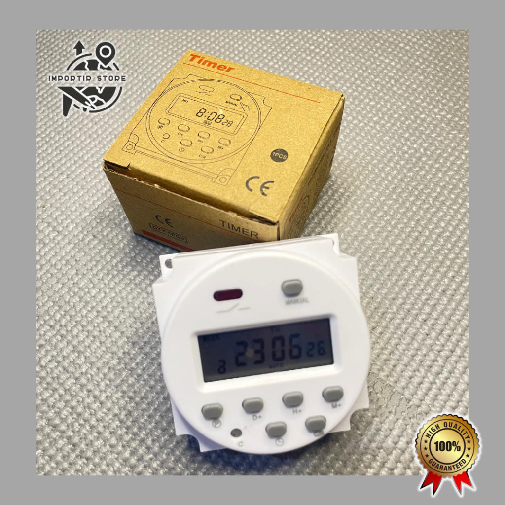 Jual Timer Switch Digital Time Delay Relay 220V CN101A Untuk Lampu ...