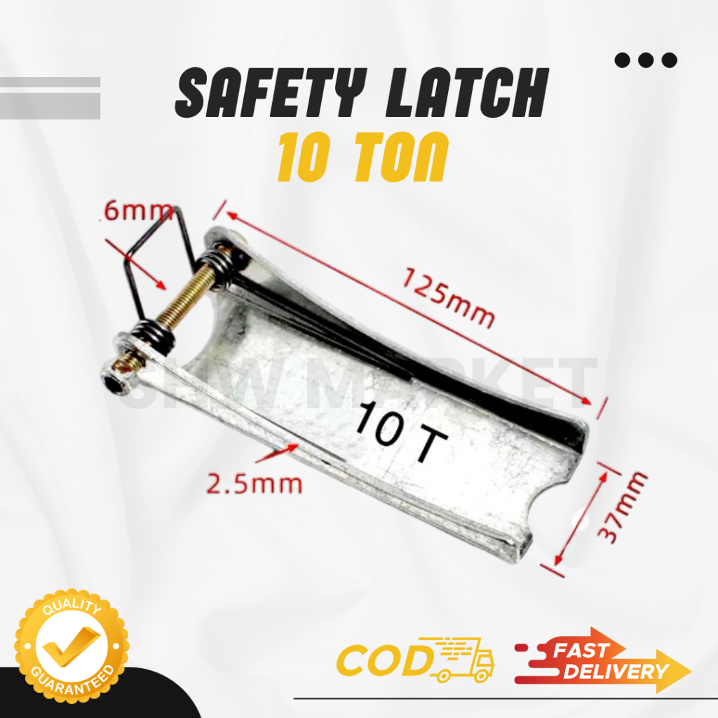 Jual Safety Latch for Hook 10T Safety Latch 10T - 886 | Shopee Indonesia
