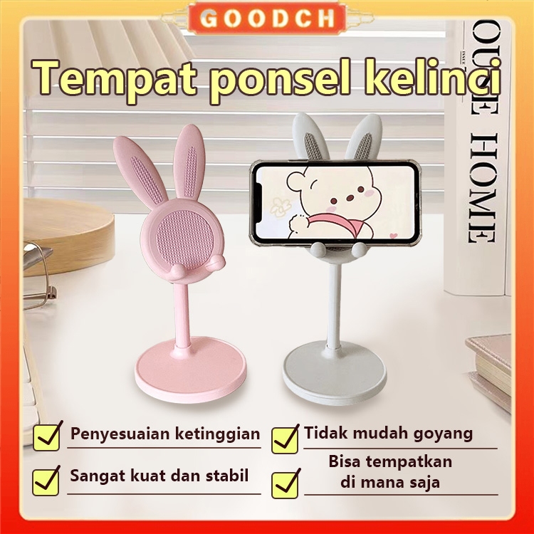 Jual GOODCH Stand Holder HP Universal Rabbit HL218 HLD77 Karakter ...
