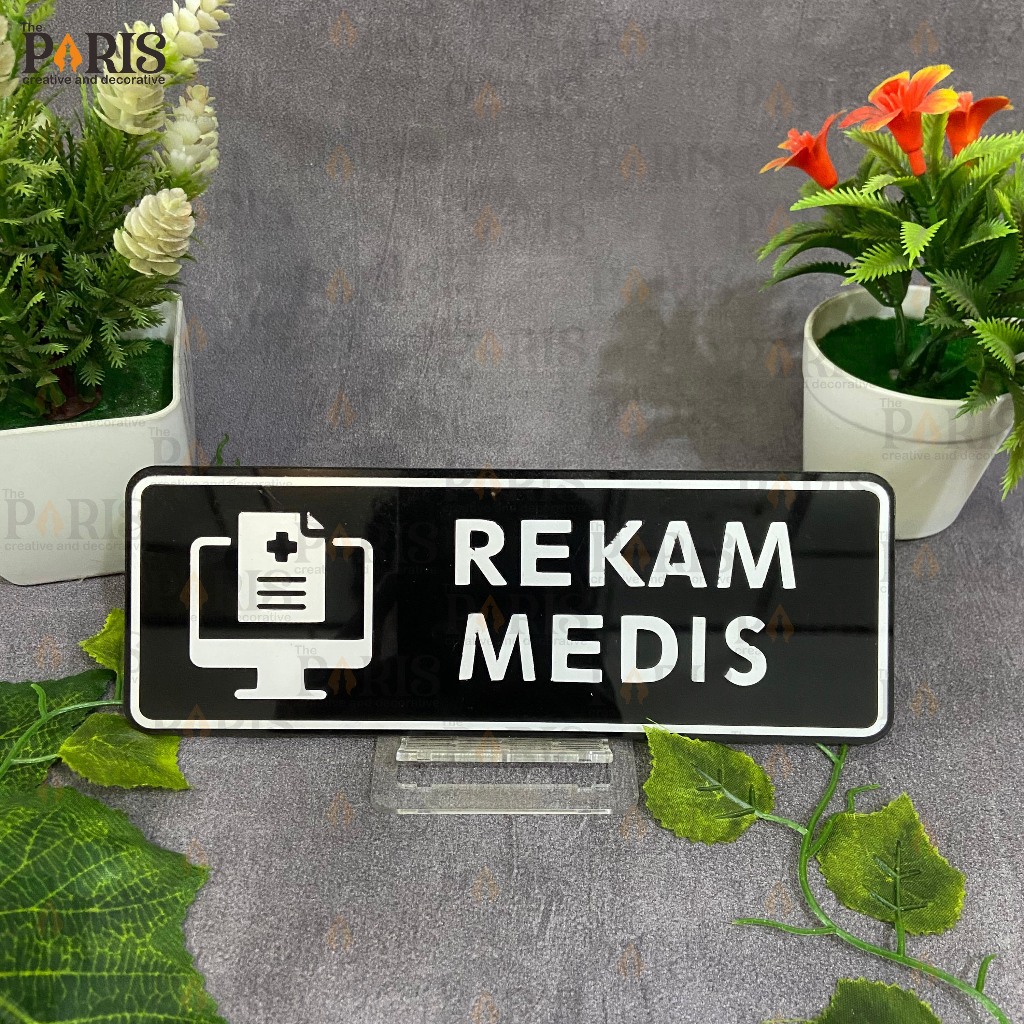 Jual Papan Tanda Ruang Akrilik The Paris Creative | Shopee Indonesia