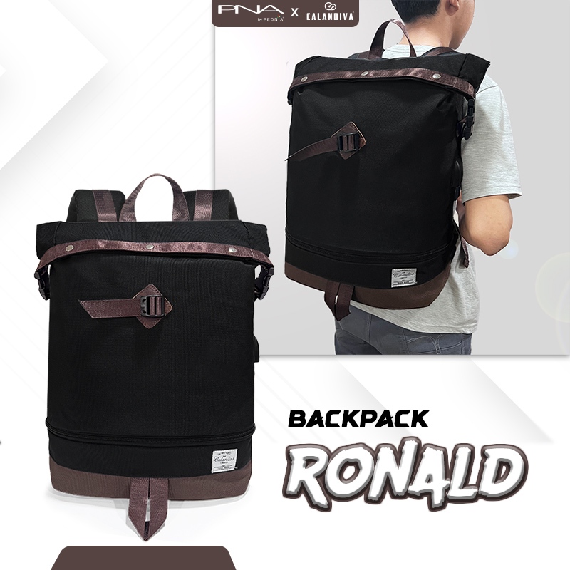 Jual Calandiva RONALD Water Resistant Tas Ransel Pria Sekolah Gunung ...