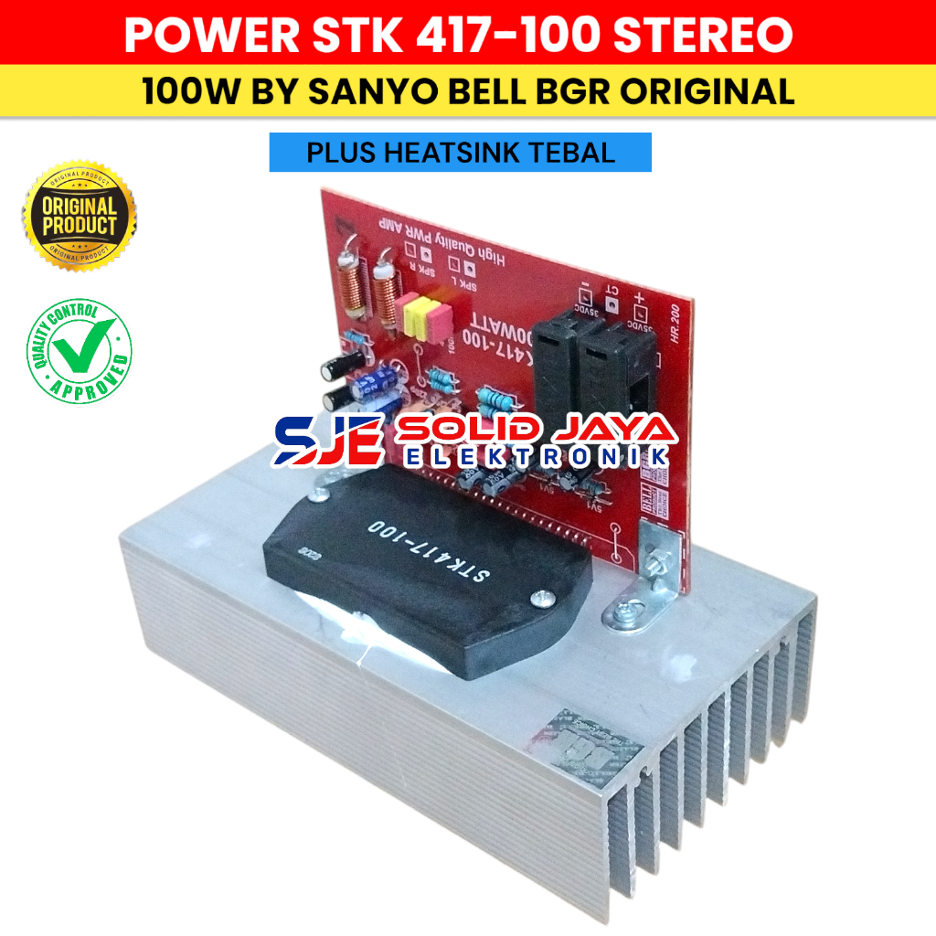 Jual KIT POWER STK 417-100 BY SANYO STEREO 100W KIT POWER AMPLIFIER STK ...