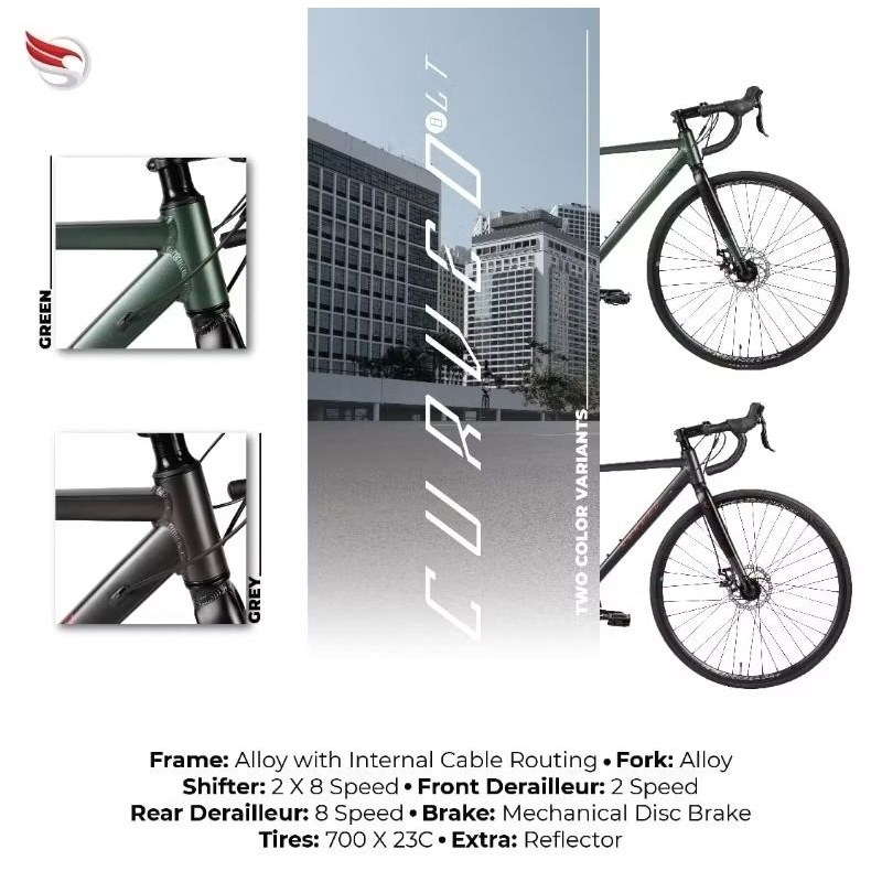 Jual Roadbike Element Curved lt curved lfa NEW | Shopee Indonesia