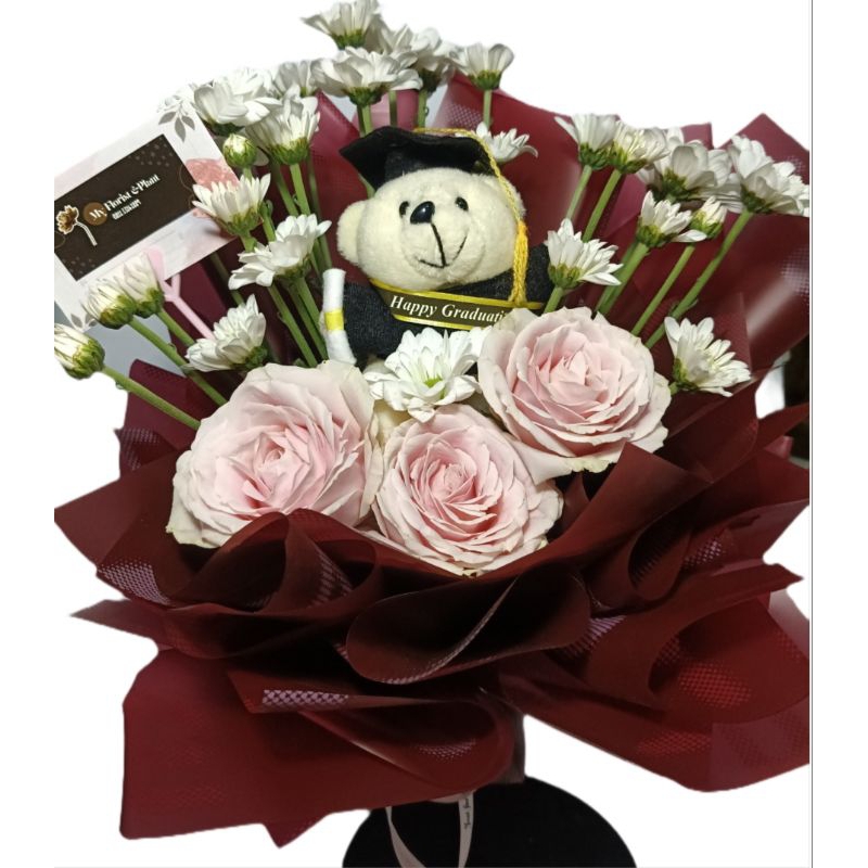 Jual [My Florist and Plant] Buket bunga graduation | Ukuran medium ...