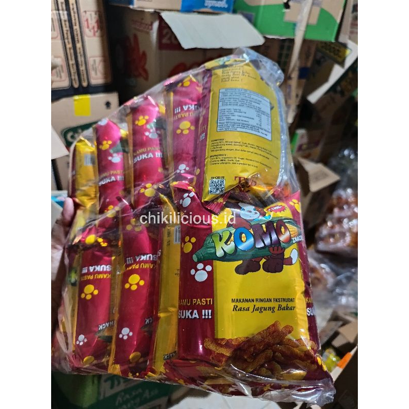Jual Snack Komo (1 pack isi 10 bks) | Shopee Indonesia