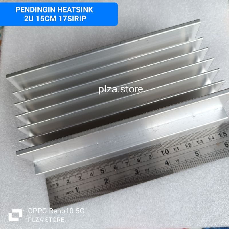 Jual Pendingin heatsink heatsing 2u 15cm model 17sirip kualitas ...