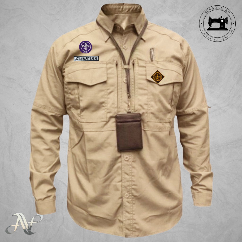 Jual Seragam Ku Kemeja Tactical Pramuka Kemeja Rapi Model Tactical ...