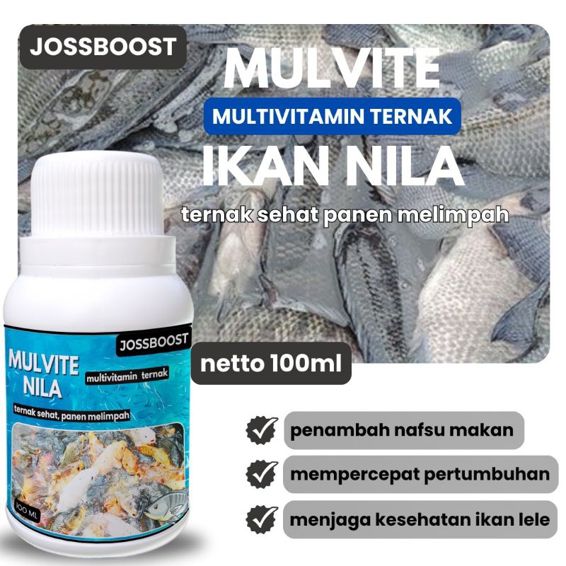 Jual Mulvite Ikan Nila Vitamin Ikan Nila Cepat Besar Penambah Napsu