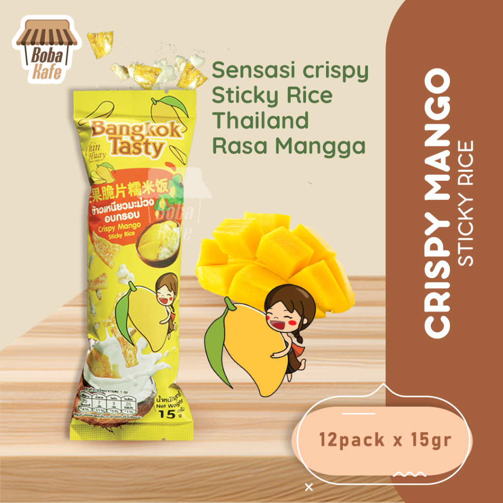 Jual CRISPY MANGO STICKY RICE 15GR X 12PCS | Shopee Indonesia
