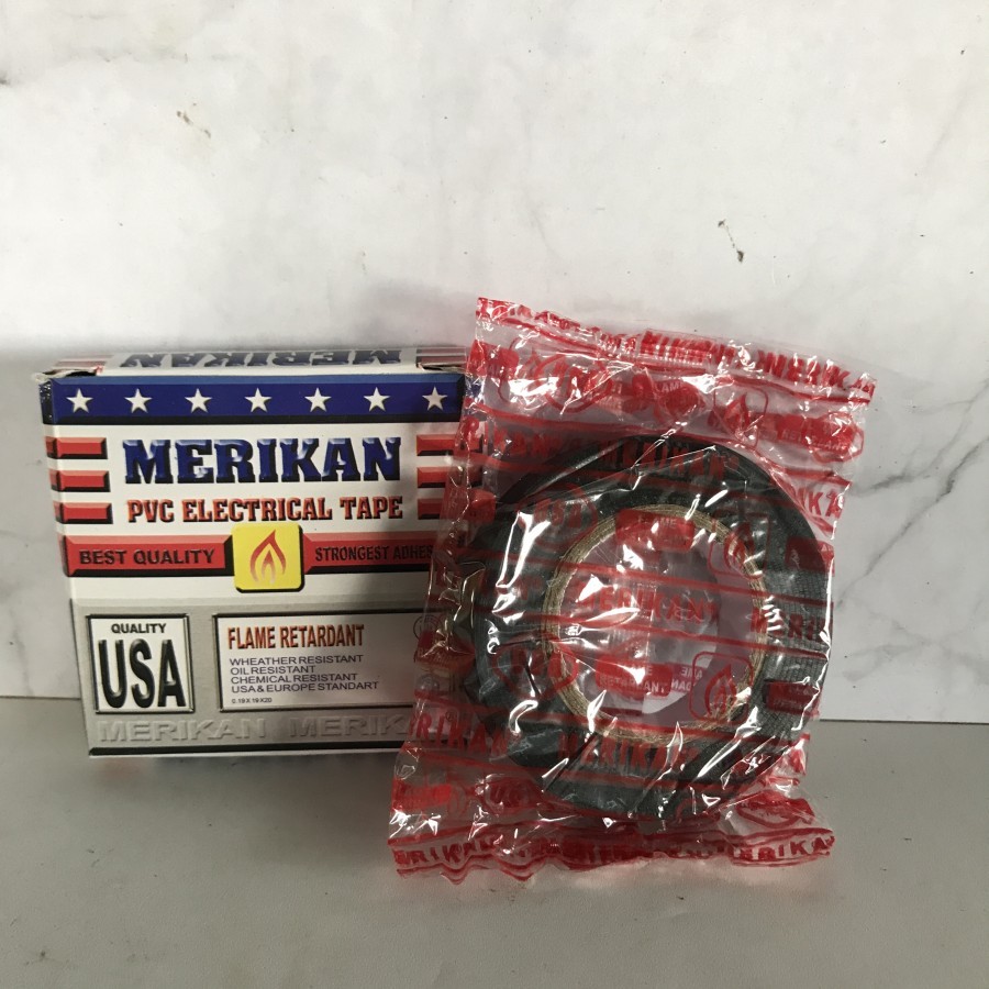 Jual Isolasi Listrik Merikan Tahan Api | Shopee Indonesia