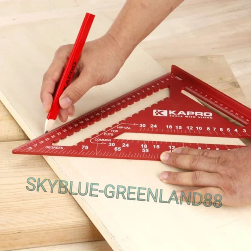 Jual KAPRO Penggaris Siku Presisi Kapro 446 Rafter Square Profesional ...