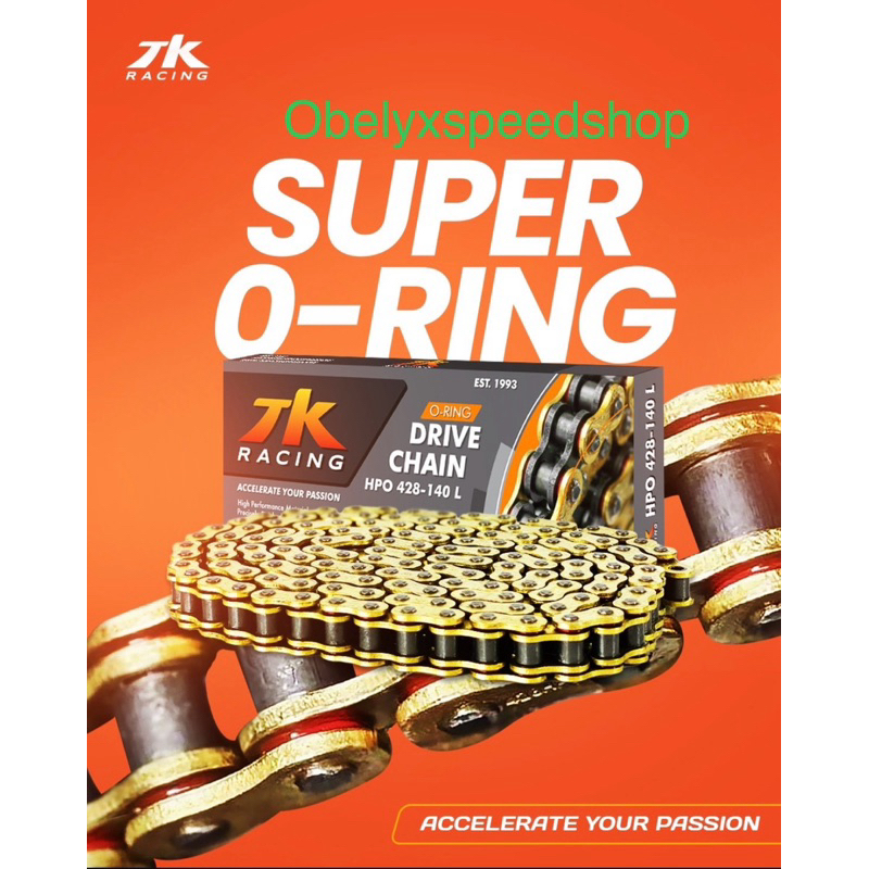 Jual Rantai Tk Racing 428 HPO-130 140 O-Ring | Shopee Indonesia