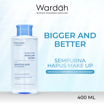 𝐑𝐀𝐃𝐘𝐒𝐀 Wardah Micellar Water Nature Daily Calm Soothe Micellar Water Acnederm Acne Care