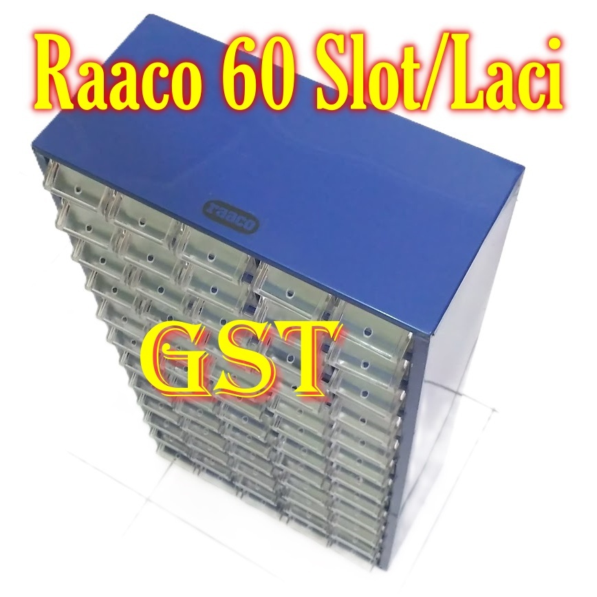 Jual Rak Raaco 60 slot laci Rak pernak pernik mur baut komponen ...