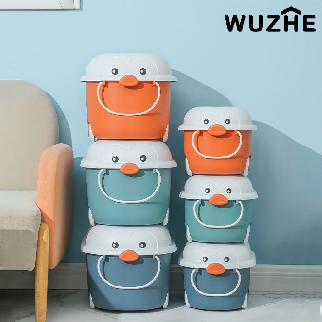 Jual WUZHE Container Box Plastik Kotak Penyimpanan Mainan Anak Storage ...
