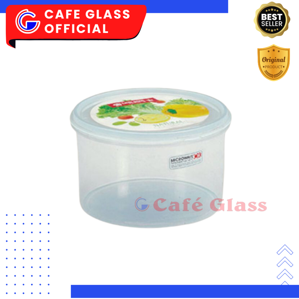 Sealware Natural 1.35L Lion Star SW72 - Toples Plastik Bulat Tupperware Makan Kedap Udara