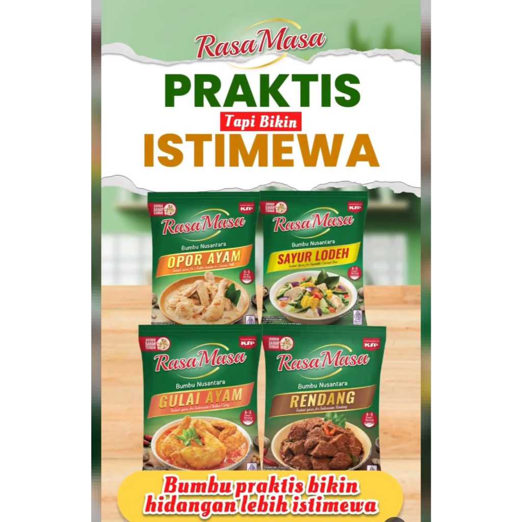 Jual [ BERKAH ] Rasa Masa Bumbu Nusantara 40gr Sayur Lodeh Gulai Ayam ...