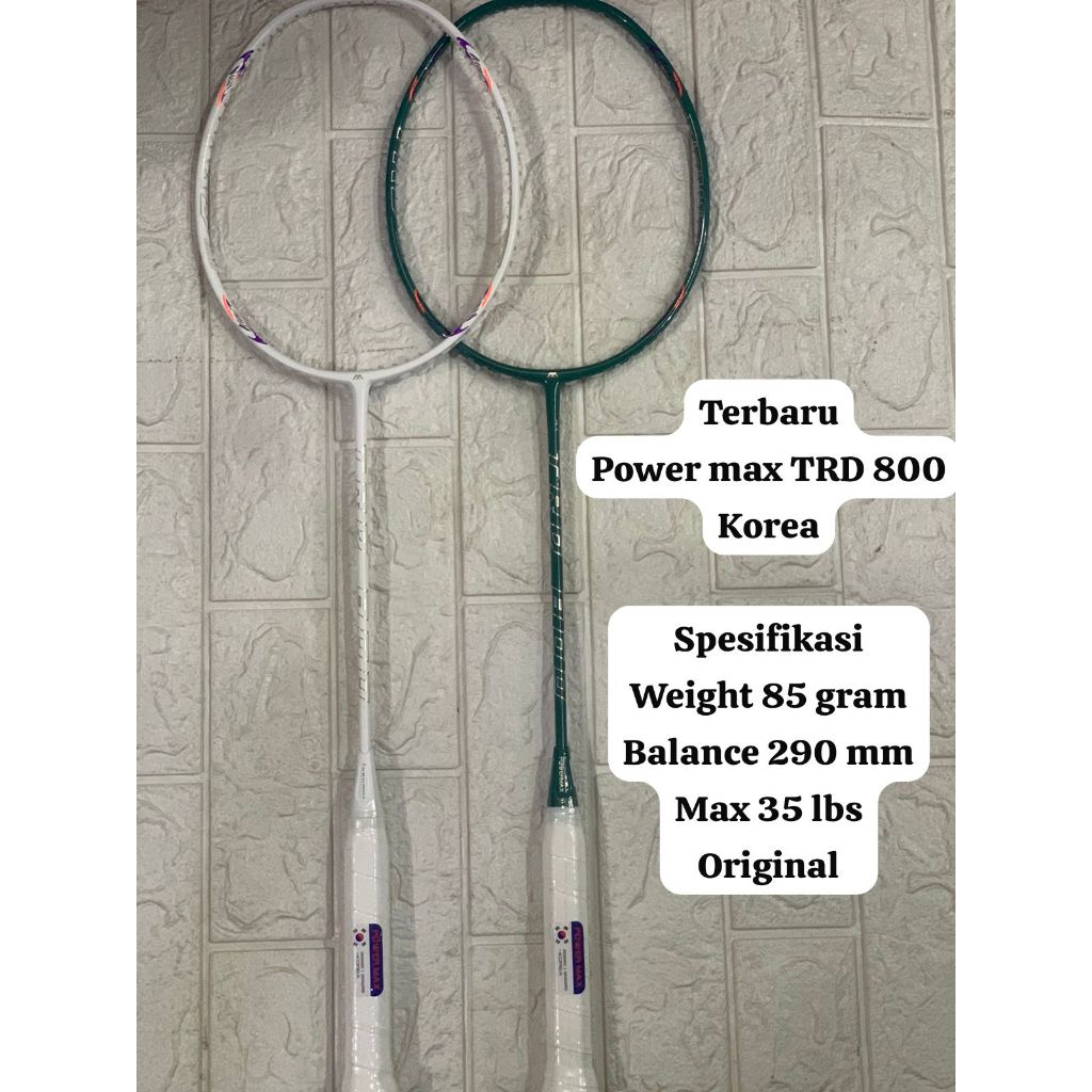 Jual RAKET BADMINTON BULUTANGKIS POWER MAX TRD 800 / POWERMAX TORNADO ...
