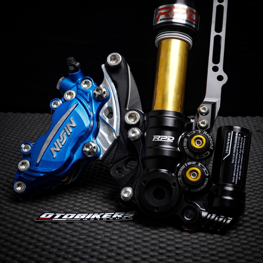 Jual BREKET CNC NMAX Aerox BUTTOM SHOCK USD RPD ( Untuk KALIPER Nissin ...