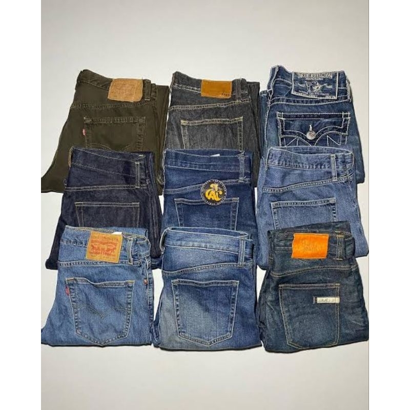 Jual CELANA PANJANG BEKAS | CELANA JEANS THRIFT | CELANA BAGGY SECOND ...