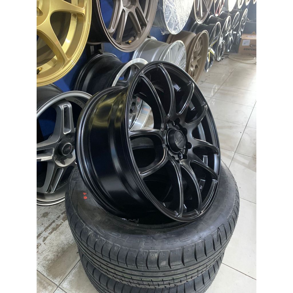 Jual Velg Racing Hsr Wheel Kamikaze R16 Lebar 7 Pcd 4X100/4X114,3 Cocok ...