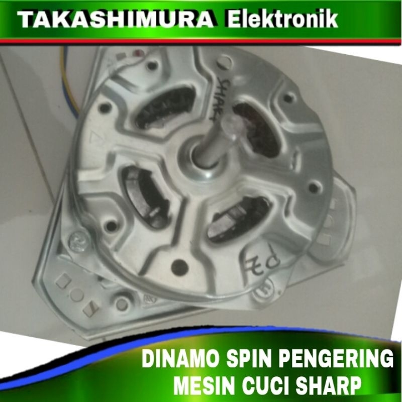 Jual Dinamo Spin Pengering Mesin Cuci Sharp Shopee Indonesia