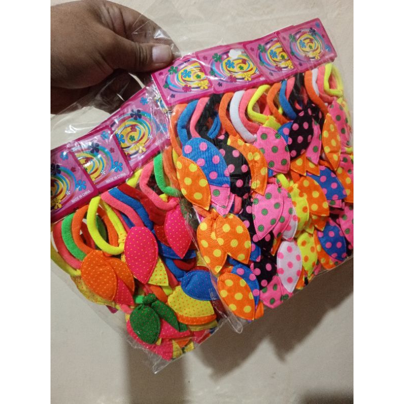 Jual (ISI 48PCS) KUNCIRAN RAMBUT IMPORT MODEL PITA WARNA CERAH/IKAT ...