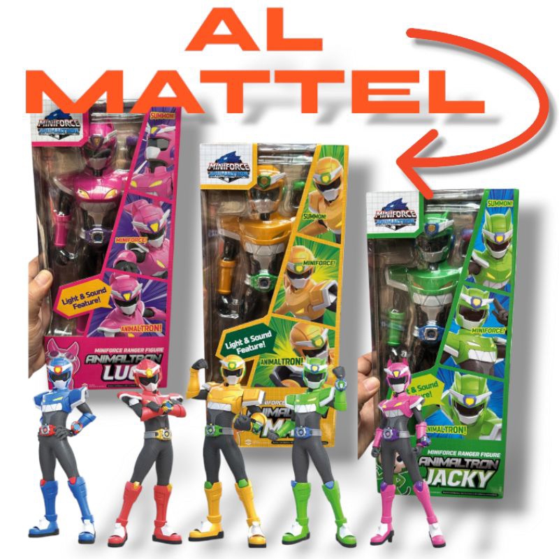 Jual Mini Force Ranger Animaltron [NEW] Figure Suara Dan Lampu ...