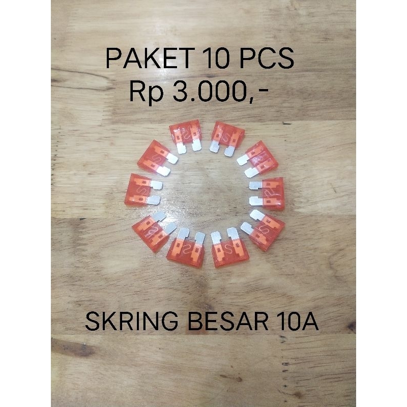 Jual PAKET 10 PCS SEKERING SKRING BESAR 10A | Shopee Indonesia