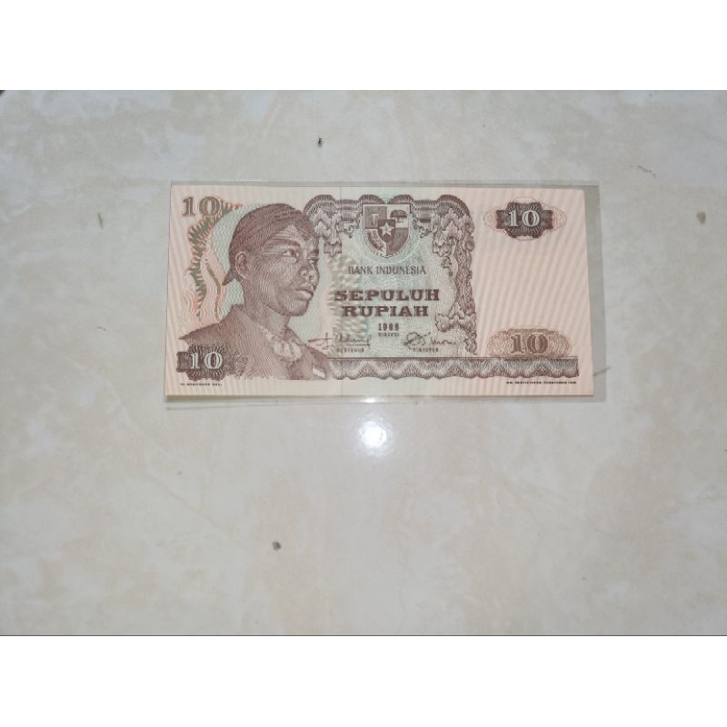 Jual uang 10 / sepuluh rupiah Soedirman tahun 1968 asli unc | Shopee ...