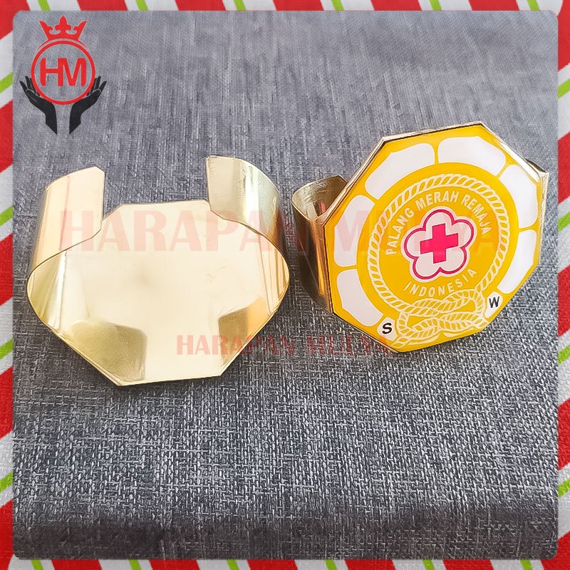 Jual Ring Dasi PMR Kuning Ring Hasduk Logo PMR Warna Kuning - Harapan ...