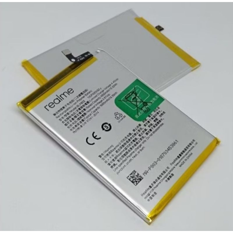 AmComponent - BATTERIA di ricambio per REALME 7 5G RMX2111 BLP807 / qualità | Componente di ricambio con capacità elevata, lunga durata con il dispositivo e zero cicli