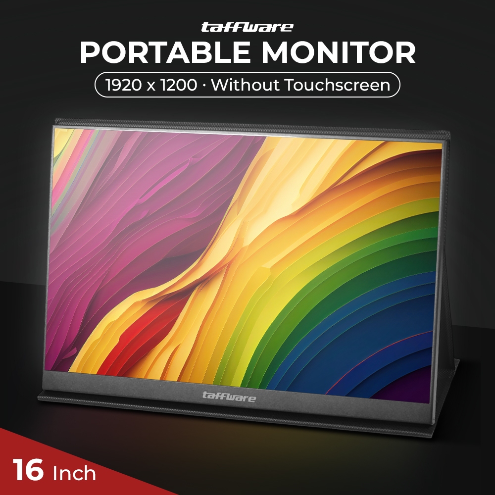 Jual Taffware Portable Monitor IPS 16 Inch 1920x1200P Without ...