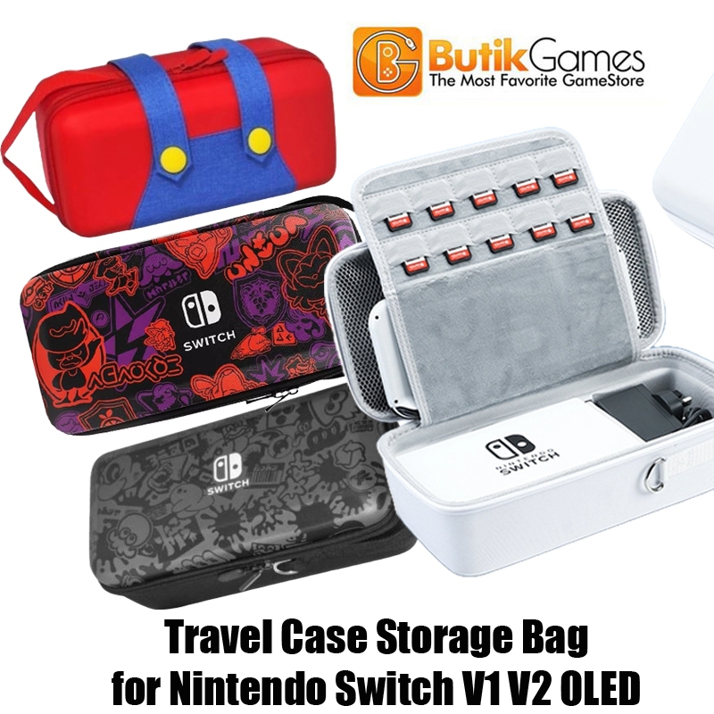 Jual Tas Travel Storage Bag Hard Case Nintendo Switch V1 V2 OLED ...