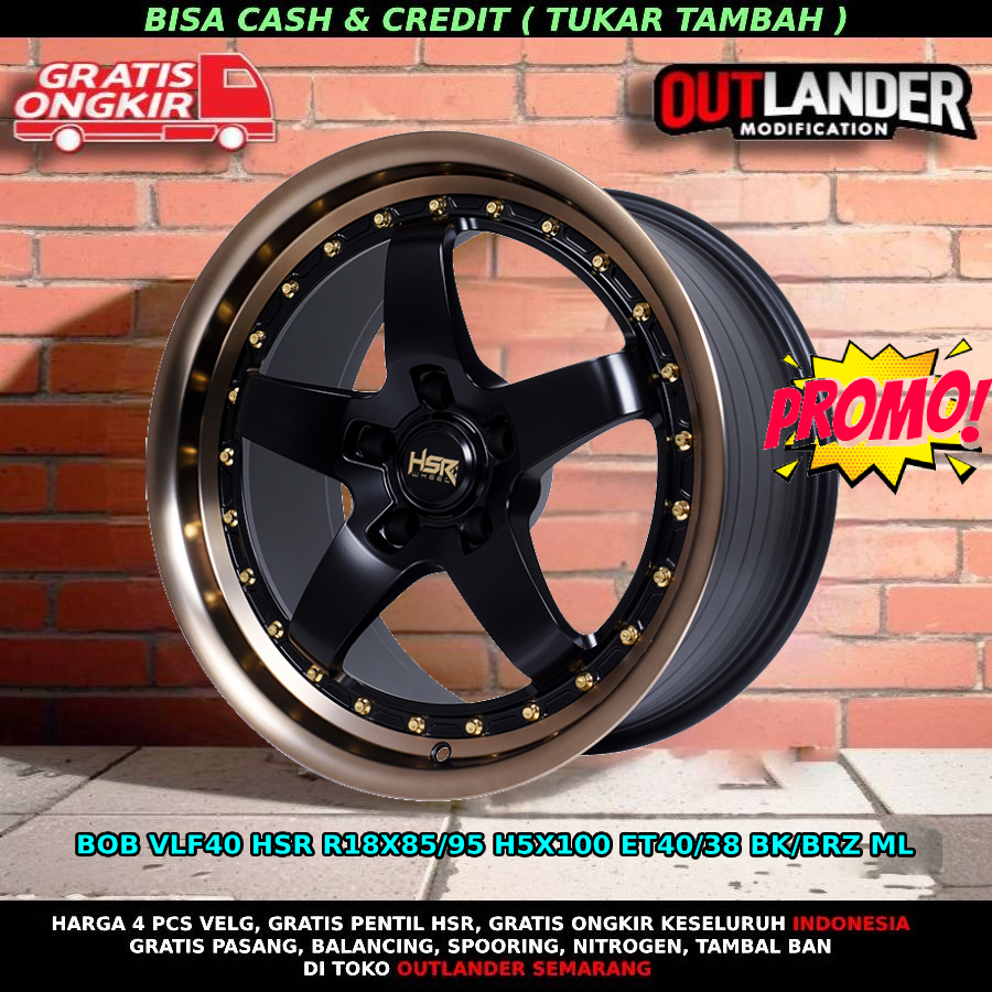 Jual Velg Racing Celong Hsr Bob R18 Pcd 5x100 Untuk Altis Wish New ...