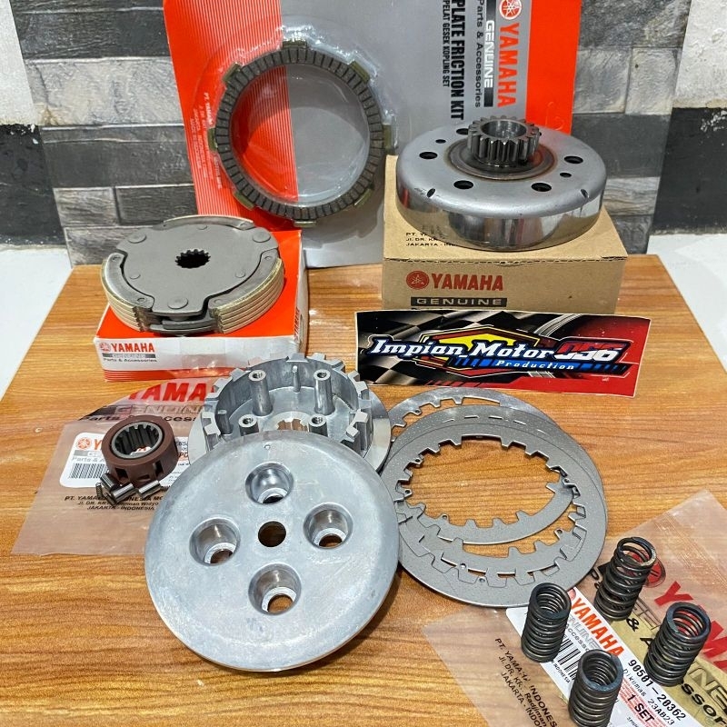Jual paket kopling komplit Vega r crypton Jupiter mangkok ganda t18 ...