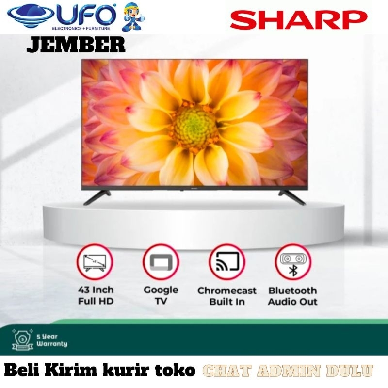 Jual SHARP 2TV 43GH3000I 32GH3000I LED TV GOOGLE TV 43 INCH 32 INCH ...