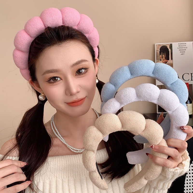 Jual RAB BD543 Bando Shell Busa Tebal Jumbo Aksesoris Rambut Wanita ...