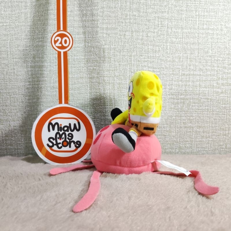 Jual Boneka Spongebob Riding Jelly Fish Naik Ubur-ubur Original ...