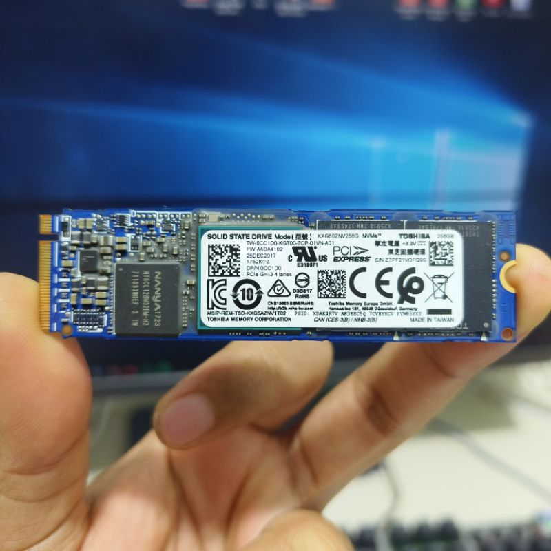 Jual SSD NVME TOSHIBA 256GB SENTINEL 70% | Shopee Indonesia